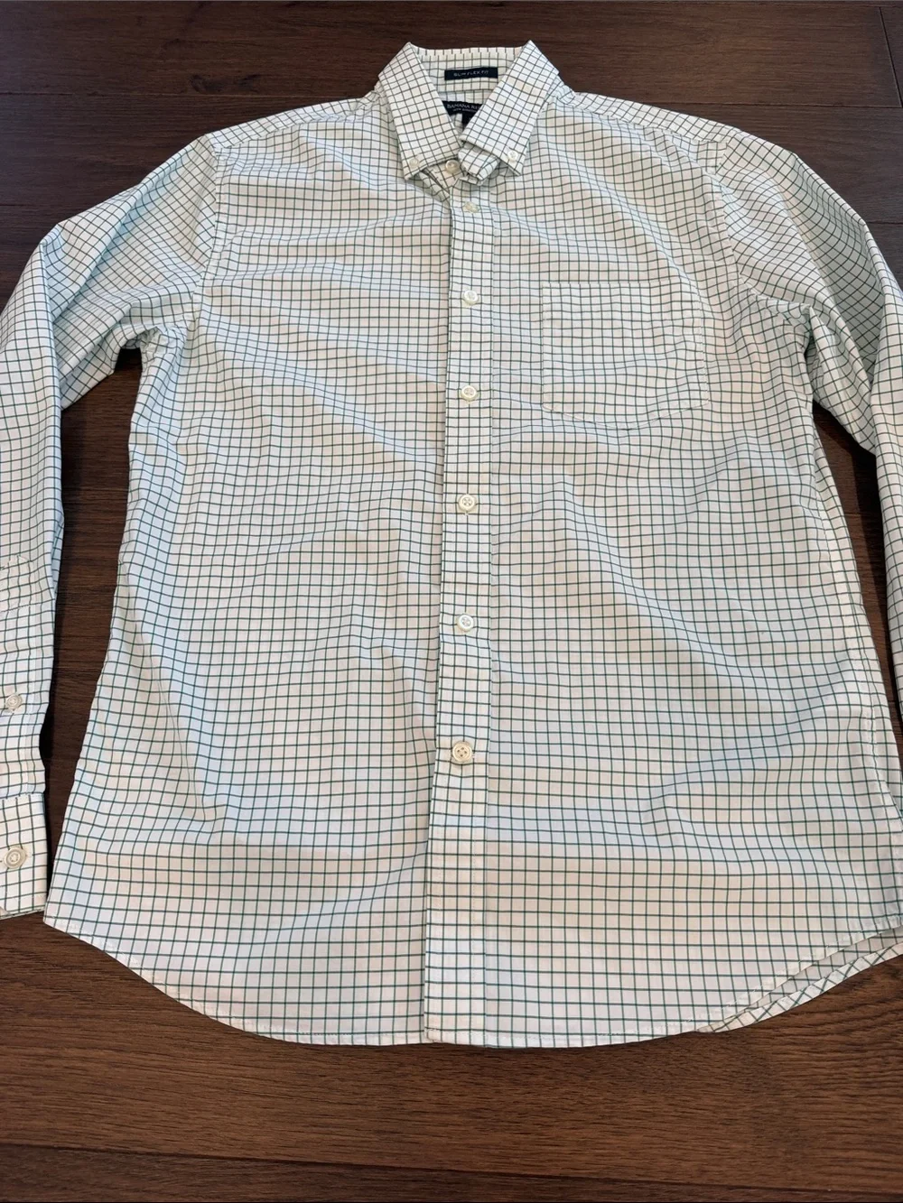 Banana Republic Tech Stretch Cotton Slim Flex Fit Size Small - C15-042